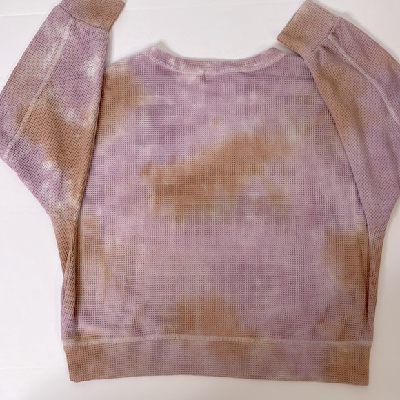 Nu Vintage Tie-Dye Waffle T-Shirt Sweater, Loose fit - Picture 13 of 13